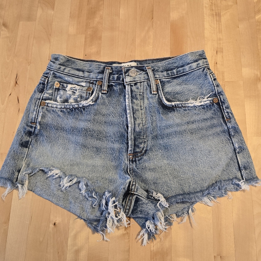 Agolde Parker Vintage Cut Off Short Size 24